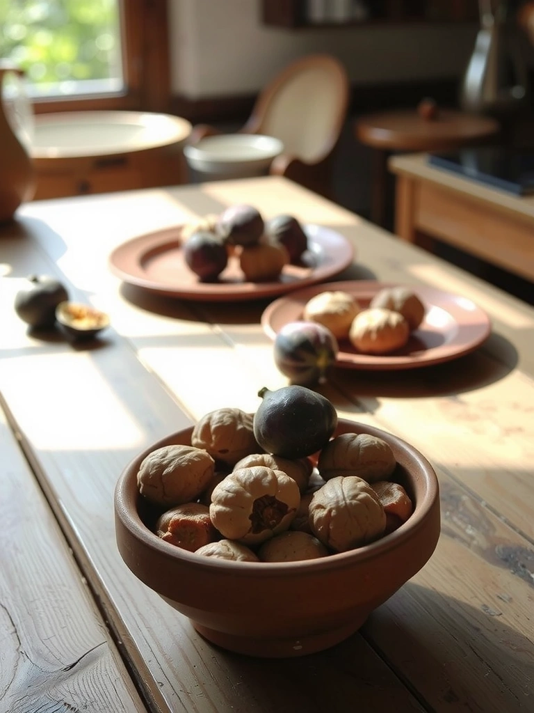 Prirodni sastojci na stolu